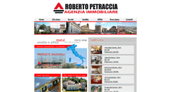 Desktop Screenshot of immobiliarepetraccia.it