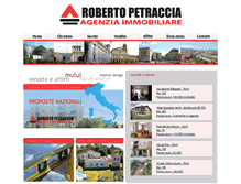 Tablet Screenshot of immobiliarepetraccia.it